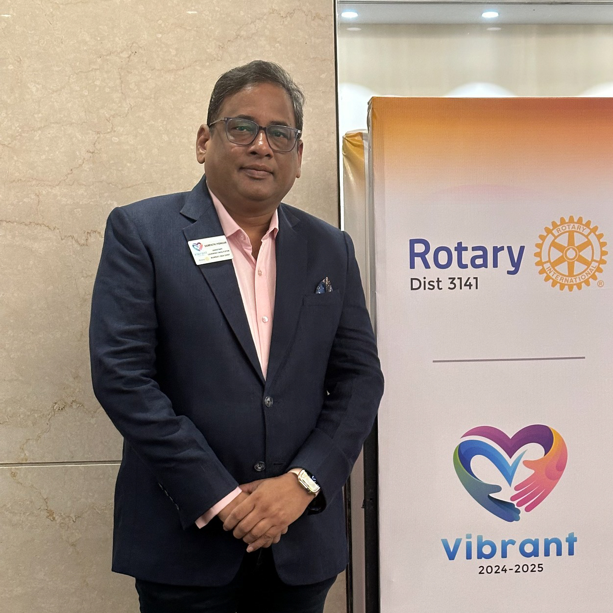 Rtn. Sampath K. Iyengar - Assistant Learning Facilitator - Rotary District 3141